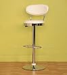 White Achilla Swivel Bar stool By Wholesale Interiors