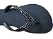 SWAROVSKI CRYSTAL HAVAIANAS FLIP FLOPS SANDALS THONGS BLACK/JET U.S. SIZES 4-10