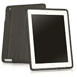 BoxWave True Bamboo Apple iPad 3 Case, 100% Authentic Premium Grade Genuine Bamboo Wood iPad 3 Cover Shell Case - iPad 3 Cases and Covers (Onyx)