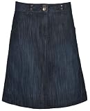 Ladies Womens TRESPASS HILDA Straight Jeans Style Indigo Blue Denim Skirt 8-18