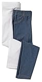 Carter's Baby Girls' 2 Pack Leggings (Baby) - Navy/White - 18 Months
