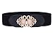 Syuer Womens Vintage Wide Elastic Stretch Waist Belt (Standard (26