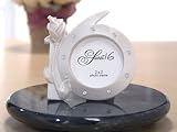 Review Cassiani  / 2x3 Photo Frame Sweet 16 Shape Pearl White Color w Stones (Set of 96) - Wedding Favors