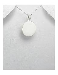 Tag Pendant Necklace In 92.5 Sterling Silver
