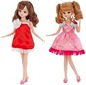 リカちゃん LW-17 パーティーワンピースセット (アップル&ピーチ)