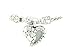 Beautiful Designer Textured Heart Bracelet