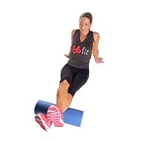 picture of 66Fit Eva Foam Roller- Blue, 15 cm X 45 cm
