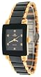 Oniss #ON603-LG1 Women's Prezioso Black Ceramic Collection Watch with Gold Trim
