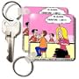 Blonde Has Near-Depth Experience - Set Of 4 Key Chains