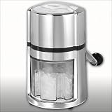 Ice Crusher inkl. Eisbeh�lter und Schaufel - mechanischer Eis-Zerkleinerer