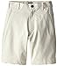 adidas Golf Boys Puremotion Stretch 3 Stripes Shorts, Ecru/Ecru, Medium