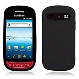 For Metropcs Samsung Admire R720 Accessory - Black Silicon Skin Soft Case P ....