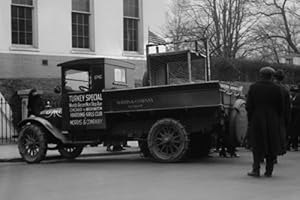 Art Poster, Truck marked as the Turkey Special Delivers a turkey to the... - 12x18