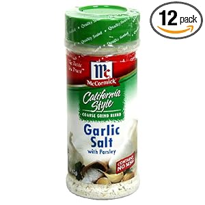McCormick California Style Garlic Salt, 6.25-Ounce Units (Pack of 12) by McCormick