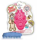 Zoom Groom Natural Rubber Dog Brush - Boysenberry Blue