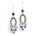 NEW Ayala Bar Timeless Beauty Earrings in Emerald Green and Crystal #1345 AE OE
