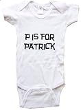 P IS FOR PATRICK / Hurry Up - Name-series - White or Blue Onesie / Baby T-shirt