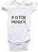 P IS FOR PATRICK / Hurry Up - Name-series - White or Blue Onesie / Baby T-shirt