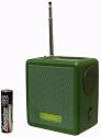 Kaito SB-1059 Mini Hand Crank AM/FM Weather Radio, Green