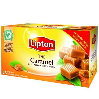 Lipton Caramel Tea - ThÃ© Caramel Lipton