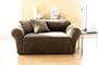 Sure Fit 185027270 Taupe Stretch Pique Sofa Slipcover (Box Cushion)