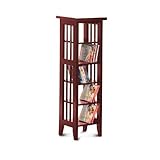 IMAGE OF CD And DVD Rack With Cherry Finish By H.P.P