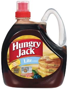 Hungry Jack Microwaveable Bottle Lite Pancake Syrup 27.6 oz (Pack of 12)