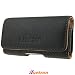 GENUINE LEATHER HORIZONTAL POUCH WITH FLAP, BELT LOOP AND BELT CLIP FOR LG KE970 MG800C VX8700 VX860