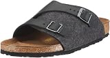 Produkt-Bild: Birkenstock Z&uuml;rich, Unisex - Erwachsene Sandalen/Fashion-Sandalen aus Glattleder/Wolle