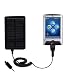 Solar Powered Rechargeable External Battery Pocket Charger for the HP iPAQ rx3400 rx3415 Series - uses Gomadic TipExchange Technology