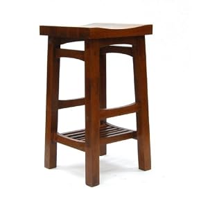 Carolina Cottage 1124-WAL 24-Inch Kira Counter Stool, Walnut by Carolina Cottage