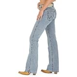Wrangler Juniors' Cash Blue Blitz Vented Boot Cut Jean by Wrangler