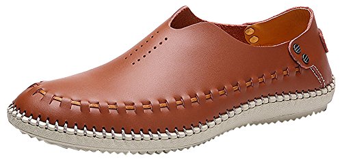 Mohem Men's Coeus Casual Slip-On Loafer Shoes Leather Fashion Sneaker
