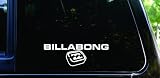 Billabong with 3D logo die cut vinyl decal / sticker