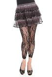 Black Three Tier Ruffle Skirt