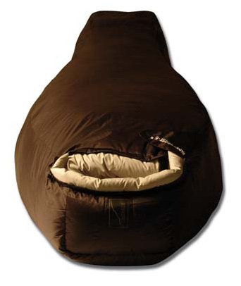 Backside 5 Degree Goose HM Down Sleeping Bag Black