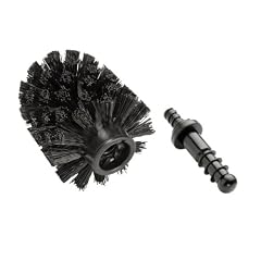 Wenko 15818100 WC-B�rstenkopf mit Adapter - Ersatzb�rste, Kunststoff, � 7.5 cm, schwarz