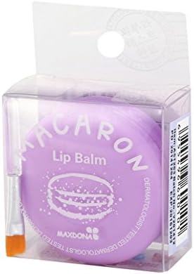Makeup Round Candy Color Moisturizing Macaron Lip Balm Natural Plant Sphere Lip Gloss Lipstick Fruit Embellish Lip (purple)