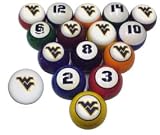 West Virginia Mountaineers Billiard Balls