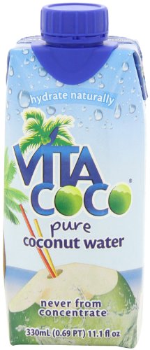 Vita Coco 100% Pure Coconut Water, 11.1-Ounce Containers (Pack of 12)