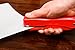 Ergonomic Desktop Stapler, PraxxisPro Fortis Grip Office Stapler (Red)