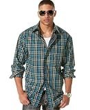 Sean John - Sean John Poplin Plaid Shirt