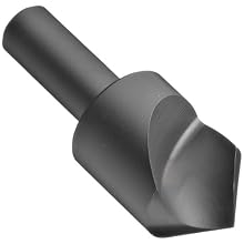 Chicago Latrobe 209SF High-Speed Steel Countersink, Black Oxide Finish, 1/2" Shank Dia, 1.0000" Point Dia, 90 Degree Point Angle