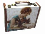 Sew Easy Retro Sewing Box Case Organizer