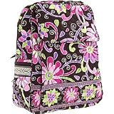 Vera Bradley Large Backpack in Purple Punch