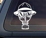 The Psycho Realm Gas Mask Car Decal / Sticker