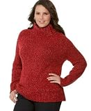Karen Scott Plus Size Button Turtleneck Sweater