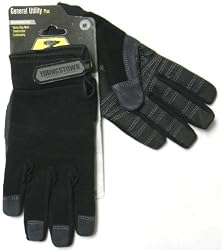 Youngstown Glove 03-3060-80-M General Utility Plus Performance Glove Medium, Black