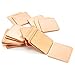 JIUWU IC Chipset GPU CPU Thermal Heatsink Copper Pad Shim Size 20 x 20 x 0.5mm Pack of 20