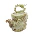 Jade Carving Bamboo Teapot